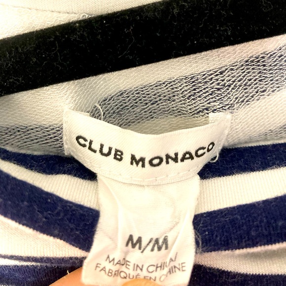 ☀️HOST PICK☀️Club Monaco Striped Off the Shoulder Dress - Picture 5 of 6